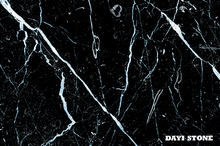 Black-White Stripe Natural Marble